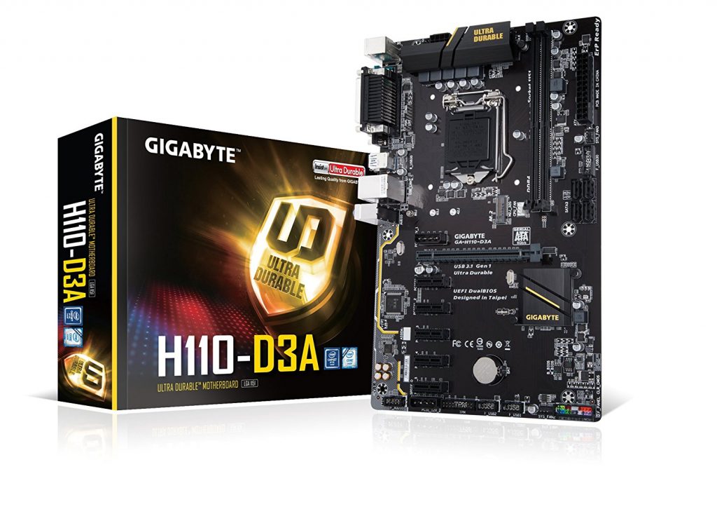 gigabyte h110 crypto mining motherboard